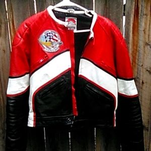 Mens Leather Tailored Biker Jacket by Spartan